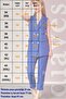 Light Blue Blazer Vest Pipe Leg Trousers Atlas Fabric Suit - 7
