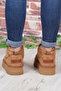 Pierre Cardın 52709 UG Short Suede Shearling Sports Women's Boots - 7