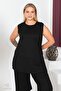 Plus Size Comfort Model Capri 2-Piece Suit with Elastic Waist and Pocket Capri Shorts Top-Top 2-Piece Set - 6