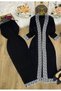 new season knitwear fabric vest and dress double knitwear suit knitwear dress dress