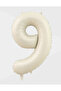 Cream Number Balloon Foil Heart Brown Shades Welcome Set - 3