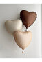 Cream Number Balloon Foil Heart Brown Shades Welcome Set - 4