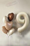 Cream Number Balloon Foil Heart Brown Shades Welcome Set