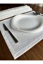 6 Pieces Premium Linen Ecru Color Placemat 35 X 45 cm - 2