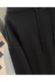 SEBESTA FASHİON Unisex BLACK PRINTED HOODED Oversize Sweatshirt - 4