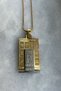 316L REAL STEEL GOLD YELLOW ZODIAC HOROSCOPE NECKLACE WOMEN MEN'S TABLET MEDALION NECKLACE UNTARKEN - 4