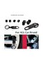 Mg Zs Valve Cover and Keychain Set Stainless Steel Chrome Set - 4