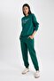 Thick Jogger Sweatpants Elastic Waist Lace up Pocket V2700Az23Wn - 2