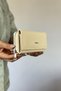 Large Size Horizontal Model Women's Wallet with Zipper and Cover Suitable for Daily Use 1003 cream - 2