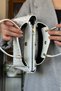 White Color 5 Compartment Women's Hand and Shoulder Bag Fast Shipping Quality Product 2120 - 6
