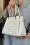 Cream Color 5 Compartment Women's Hand and Shoulder Bag Fast Shipping Quality Product 2120 - 2