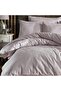 Exclusive Jacquard Double Cotton Satin Duvet Cover Set Arata V1 Stone - 2