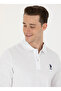 U.S. Polo Assn. Polo Neck White Men's Sweatshirt Tp01Sk023 - 2