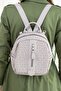 Gray Color New Season Women's Backpack 2177-mq