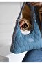 Women's Blue Hand and Shoulder Bag - 4