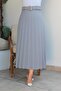209 Belted Hijab Skirt Gray - 4