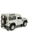 Land Rover Defender 90 Classic Model Car Silver - 1/24 Scale - 2