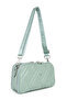 Women's Cross Strap Shoulder Bag Mint Green - 2