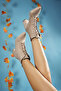 Lilethnora Women's Heeled Boots 0012333 Tan Suede - 5