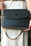 2 Straps, 5 Compartments Special Series Women's Cross Shoulder Bag 4063 BLACK TABA - 4
