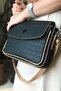 2 Straps, 5 Compartments Special Series Women's Cross Shoulder Bag 4063 BLACK TABA