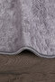 Nova Gray Oval 60x100 + 50x60 cm 2-Piece Bath Mat Set Non-Slip Base Washable Toilet Seat Set - 3