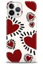 Tecno Spark 10 Pro Case Hd Printed Case - Striped Heart + Full Screen Protector