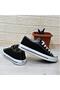 554 Black-White Short Unisex Sneaker Linen Sports Shoes - 2