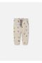 Baby Boy Printed Trousers Beige 2538