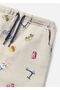 Baby Boy Printed Trousers Beige 2538 - 2