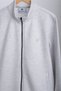 Stand Collar Zippered Sweatshirt N-karianda - Light Gray - 6