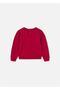 Baby Girl Jacquard Sweater Red 2312 - 2