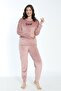 Women's Winter Great Written Soft Velvet Pajama Set - 3