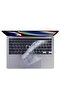Apple Macbook 16.2' 2021 A2485 واقي لوحة المفاتيح الشفاف السائل والغبار وسادة لوحة المفاتيح التركية Q