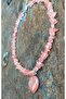 Rose Quartz Natural Kiriktas Big Heart Necklace - 3