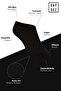 Bamboo Men's Sneaker Black-White Socks Seamless Invisible Ankle Sports Socks Premium Pack of 4 - 3
