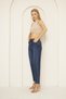 High Waist Belted Mom Jeans - 3