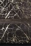 Güzide Black Sofa Cover with Gold Leaf Non-Slip Sponge Sofa Bed Cover 1 Piece 170x210 cm - 2
