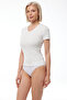 Women's Ecru V-Neck Short Sleeve Viloft Thermal Top Underwear 707 - 2