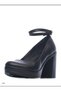 Women's Genuine Leather Classic Heeled Shoes 33-40 - 3