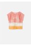 Girl's Colorful T-Shirt Pink 6055 - 3