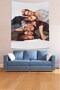 Endless Friends Stain Resistant Fabric Wall Cover Wall Tapestry Tapestry