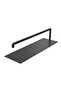 Paper Towel Holder Metal Roll Towel Rack Black - 4