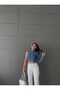 One Shoulder, Half Turtleneck Slim Knitwear Women's Sweater - 6