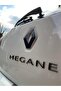 مجموعة ملصقات غطاء شعار Renault Megane 3 / عملية تجميل متوافقة مع حافظة 2013 / أسود مصقول - 4