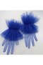 Dream evening dress bridal gloves Cobalt blue - 3