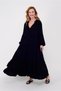 WOMEN'S BUTTON DETAIL LONG DRESS - 2