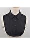 Set of Two Black and White Half Shirt Decorative Double - 3