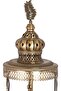 3 Large Sphere Magnificent Handmade Turkish Moroccan Mosaic Table Lamp. Height 82 Cm. - 3