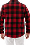 Men's Lumberjack Buttoned Four Pocket Outdoor Shirt Collar Fleece Jacket - 5